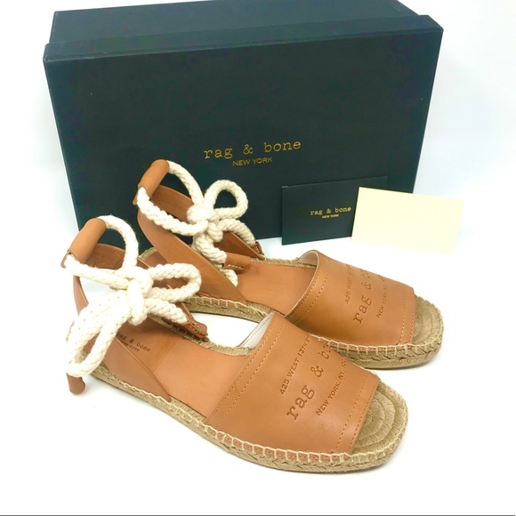 NWT Rag and Bone Leather Espadrille - Picture 5 of 11